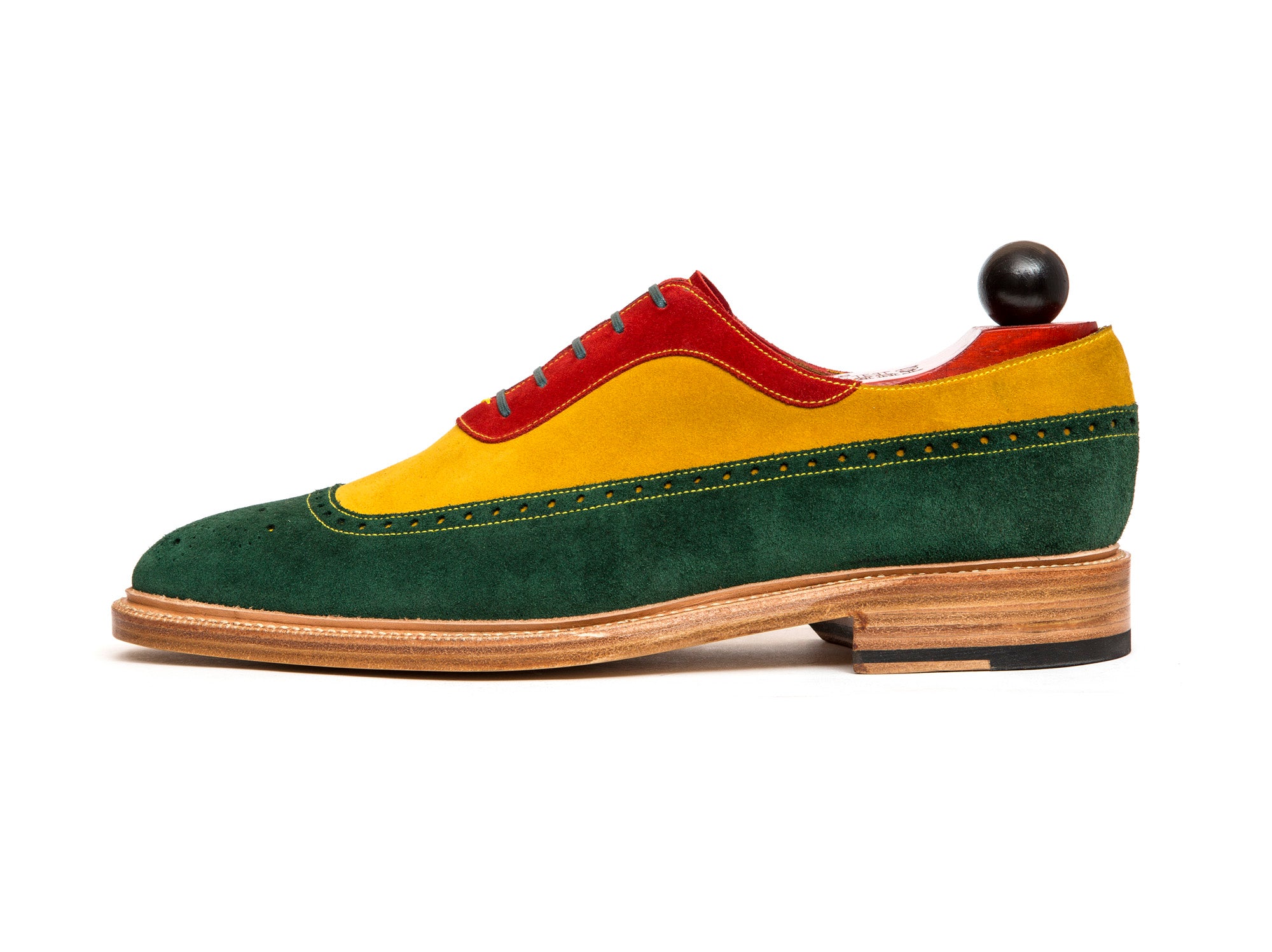 Red green and deals yellow shoes