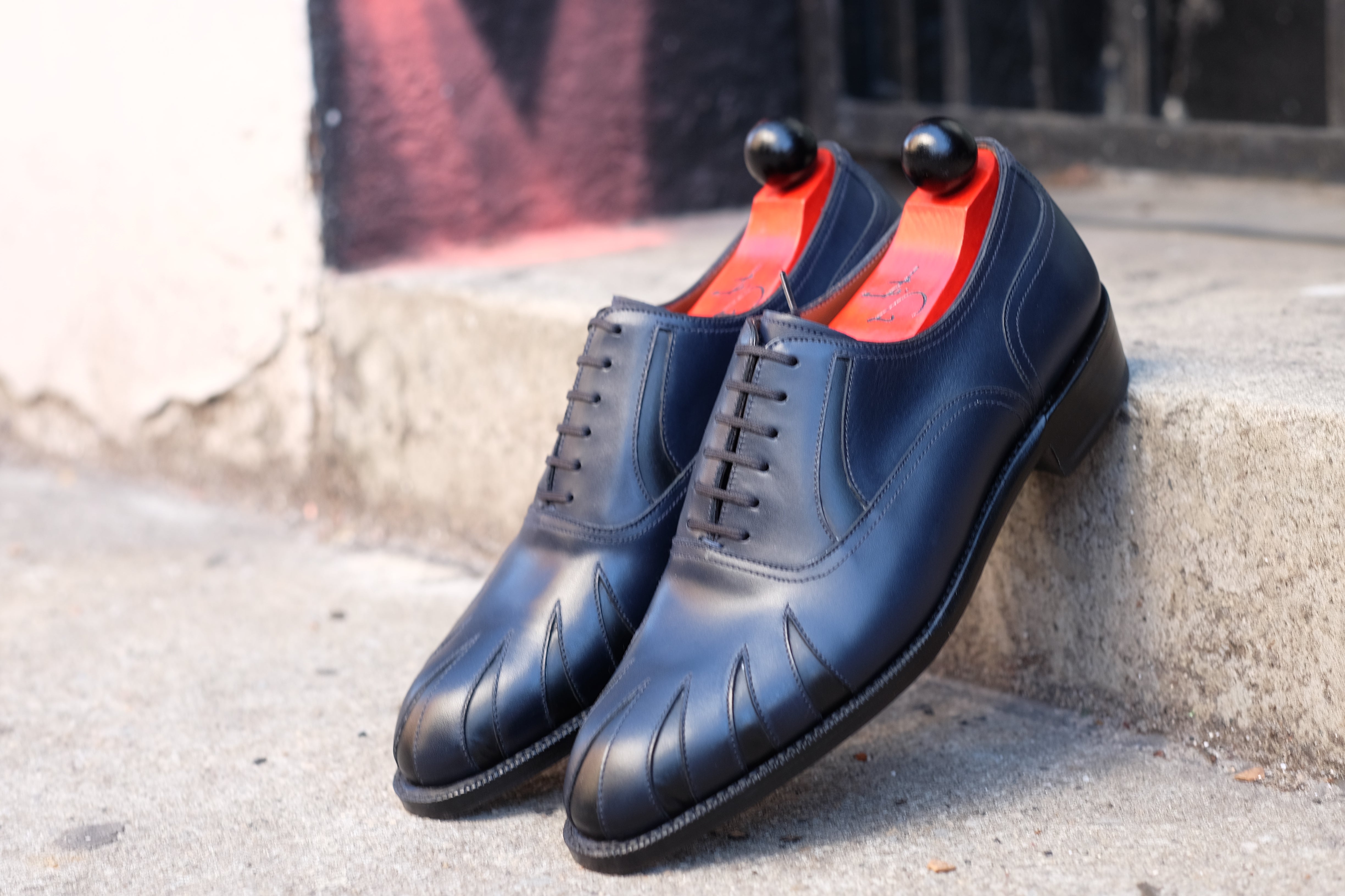 Tiger's Claw - MTO - Midnight Calf / Black Calf - NGT Last - Single Leather Sole