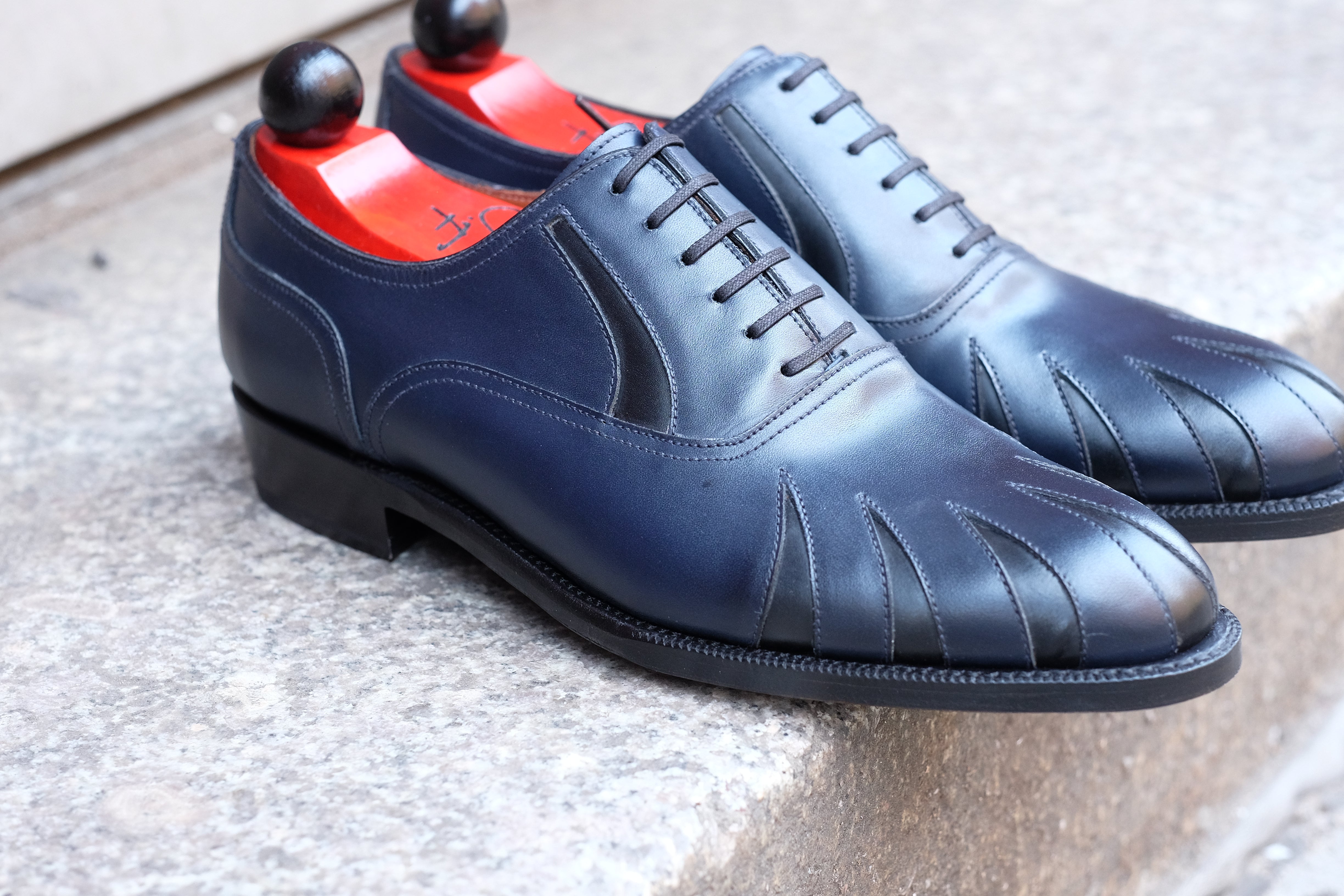 Tiger's Claw - MTO - Midnight Calf / Black Calf - NGT Last - Single Leather Sole