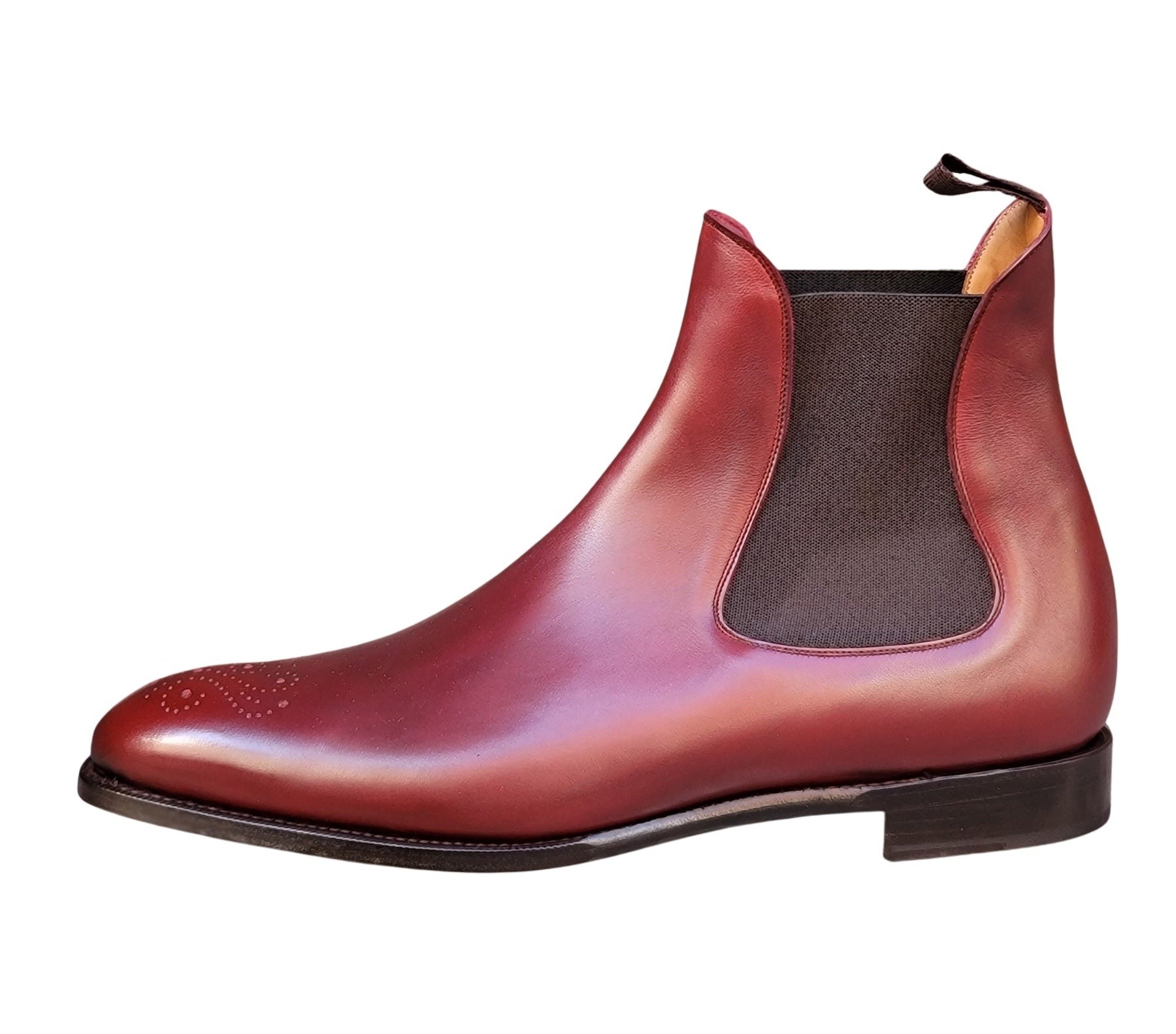 Highland - MTO - Burgundy Calf - NGT Last - Single Leather Sole