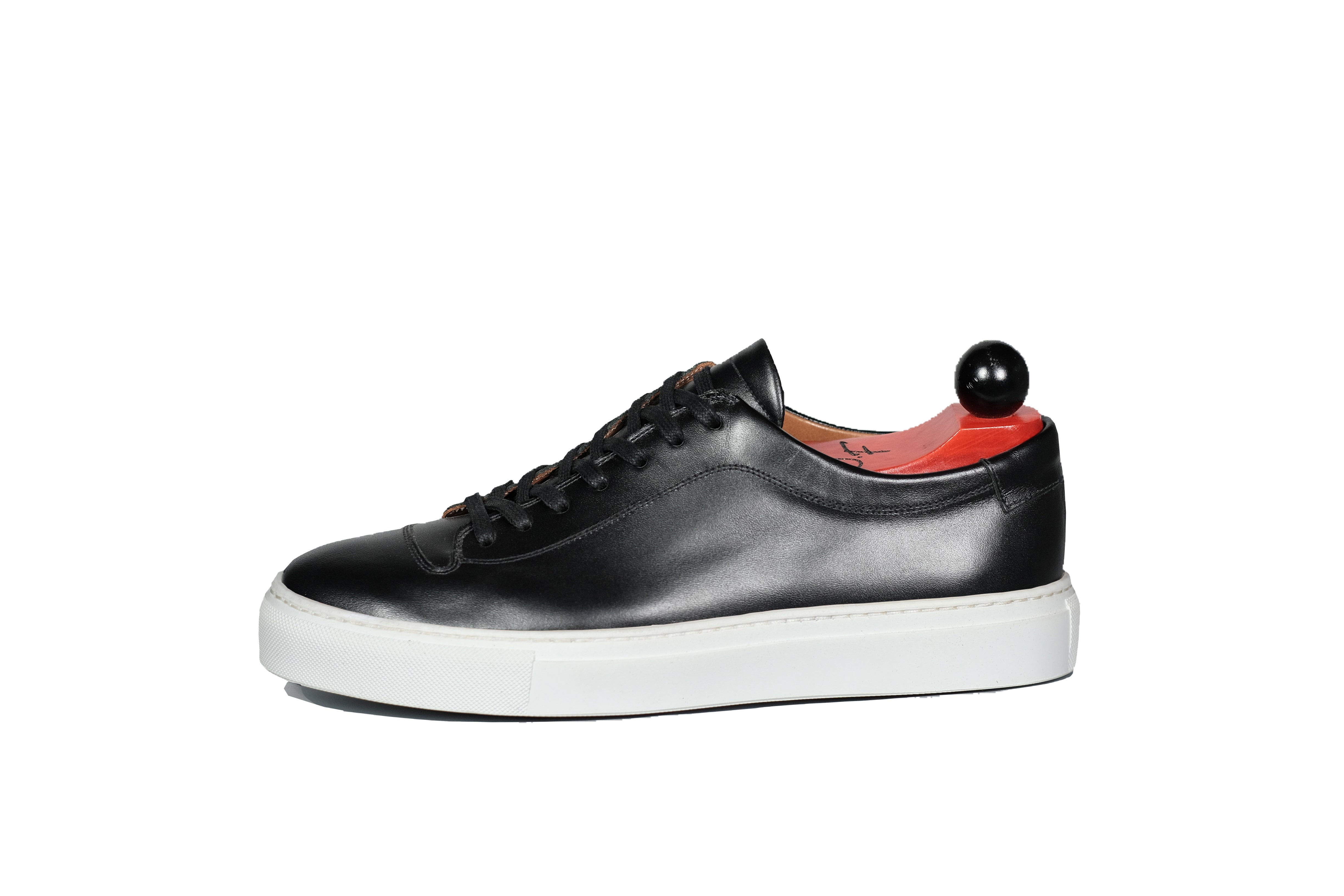 Olympia - MTO - Black Calf / White Sole