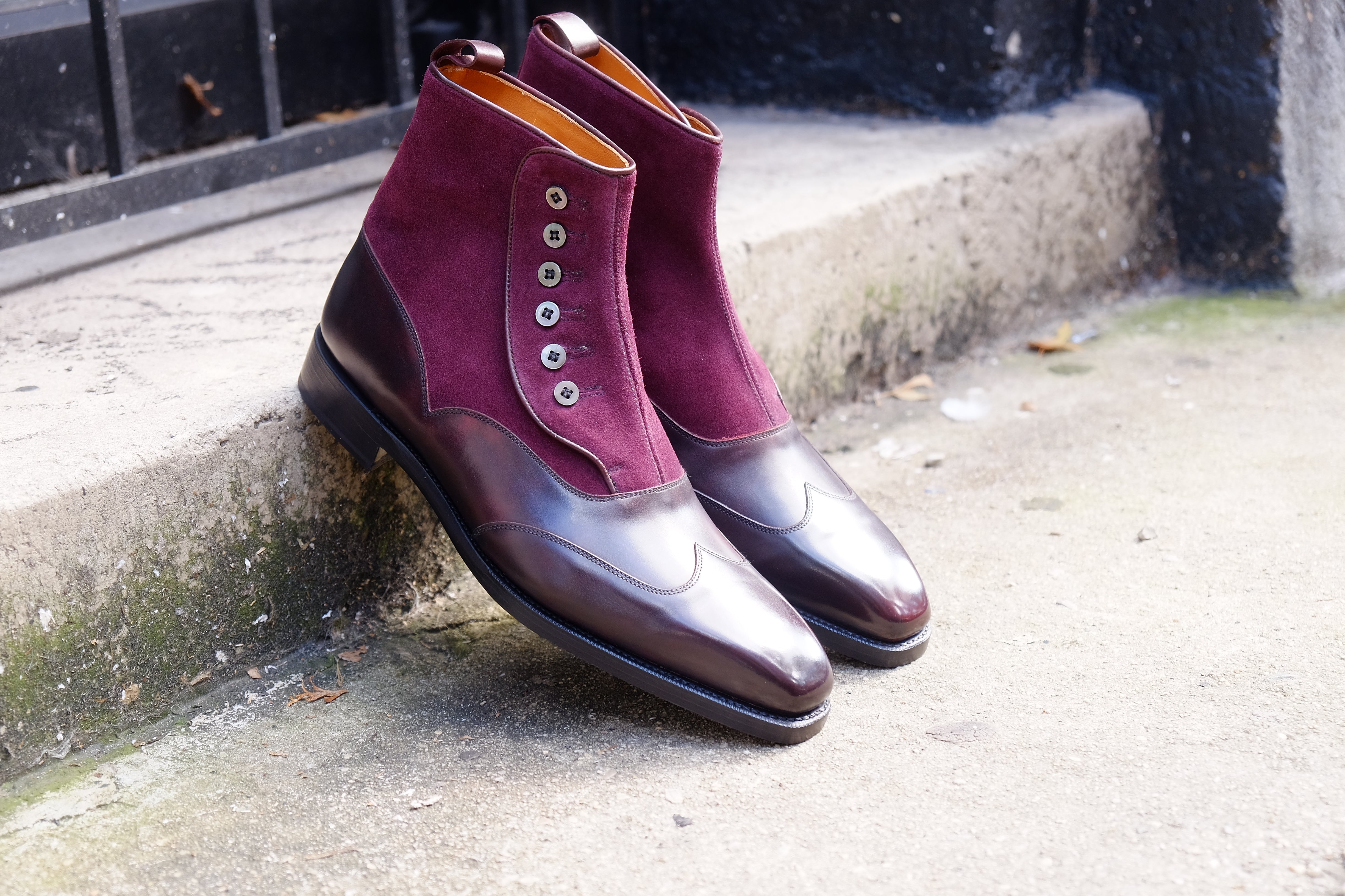 Northbend - MTO - Plum Museum Calf / Regal Purple Suede - MGF Last - Single Leather Sole