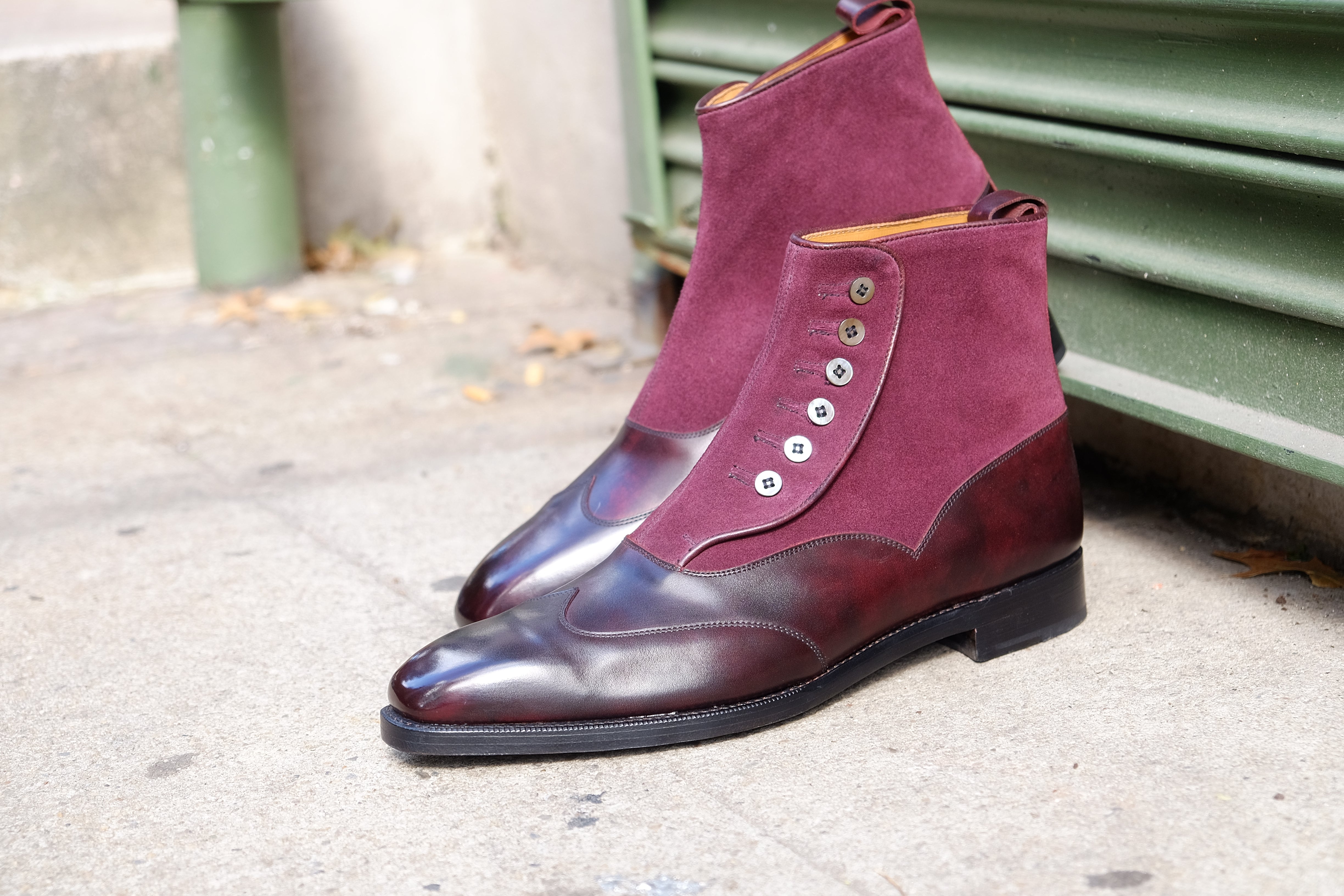 Northbend - MTO - Plum Museum Calf / Regal Purple Suede - MGF Last - Single Leather Sole