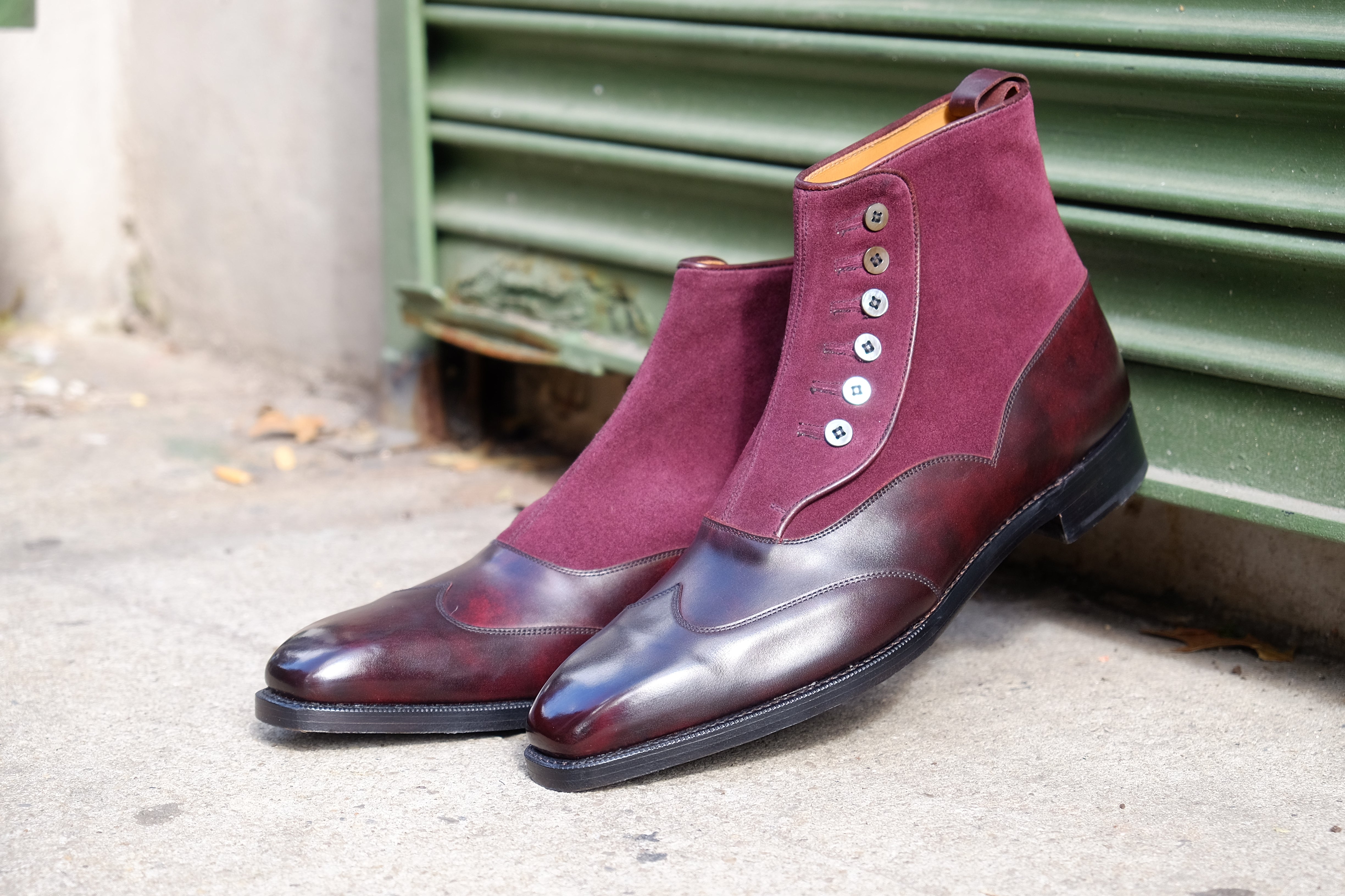 Northbend - MTO - Plum Museum Calf / Regal Purple Suede - MGF Last - Single Leather Sole