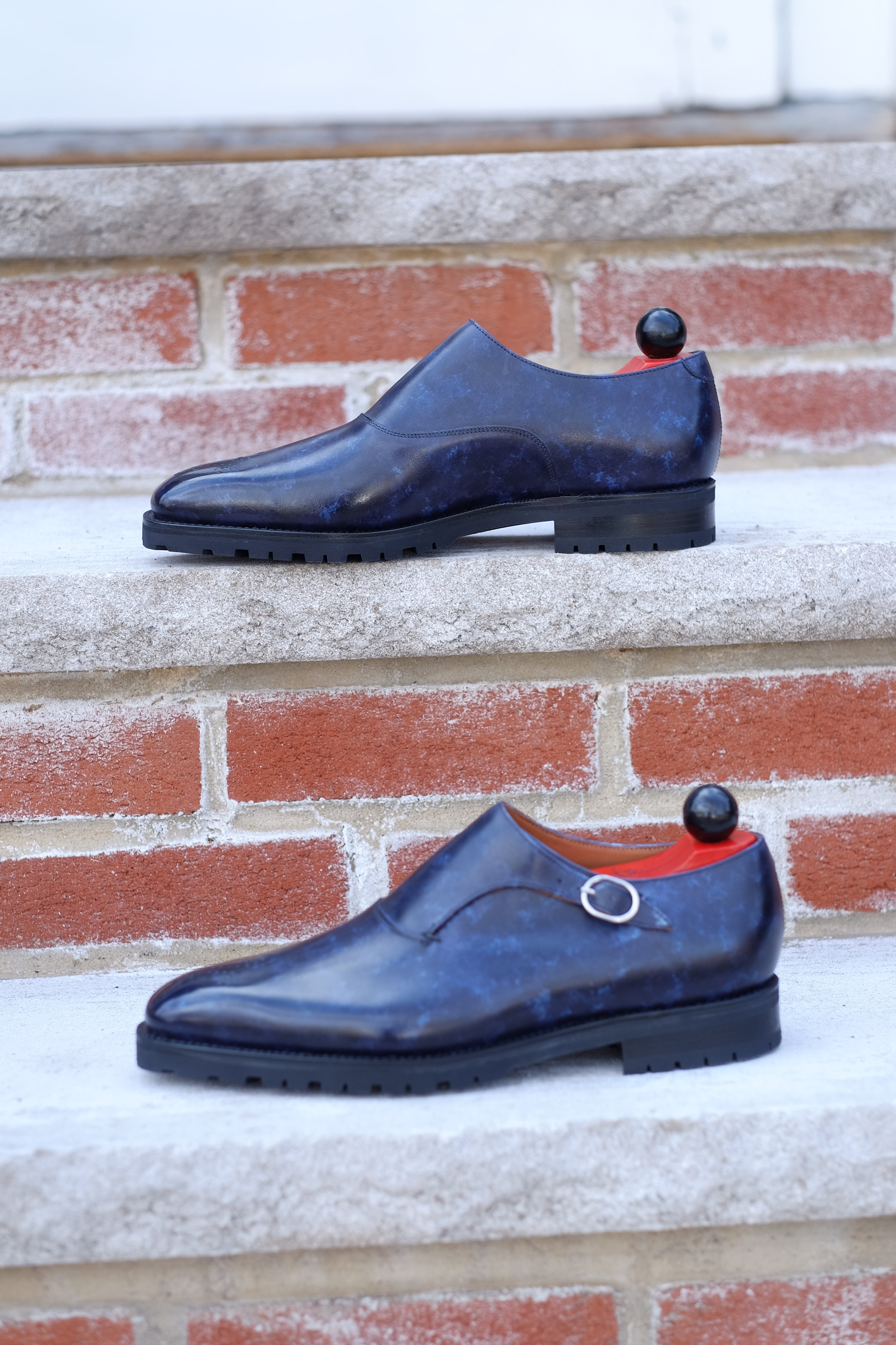 Martel - Navy Marble Patina - PRE SALE