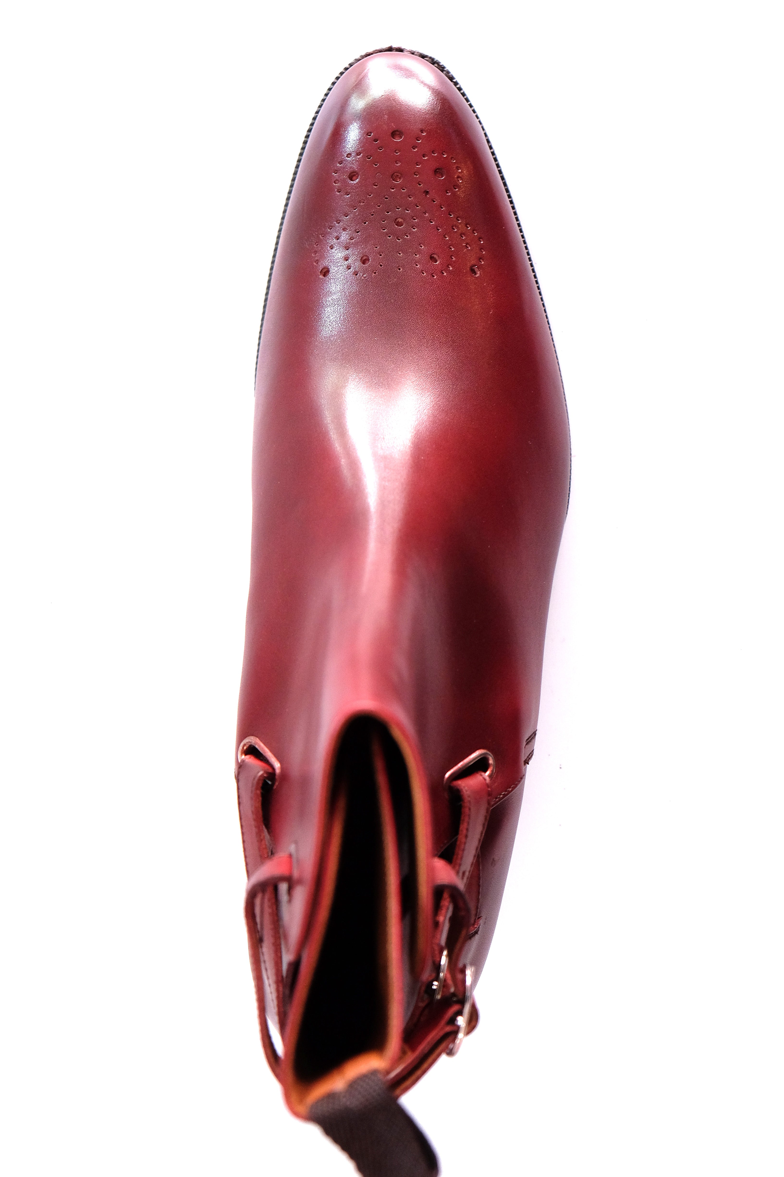 Indianola - MTO - Burgundy Calf - NGT Last - Single Leather Sole