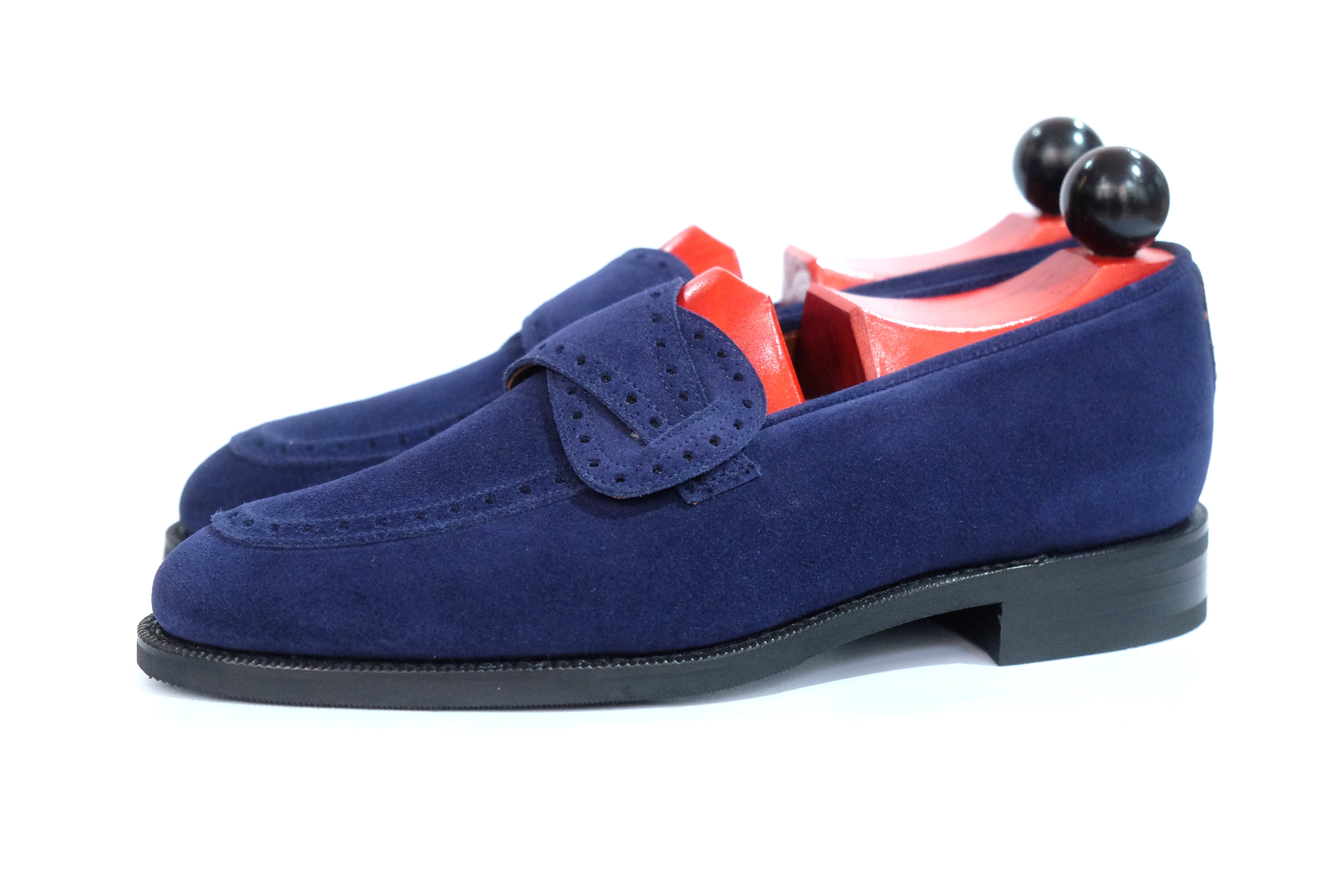 Kennewick - MTO - Dark Blue Suede - TMG Last - Single City Rubber Sole