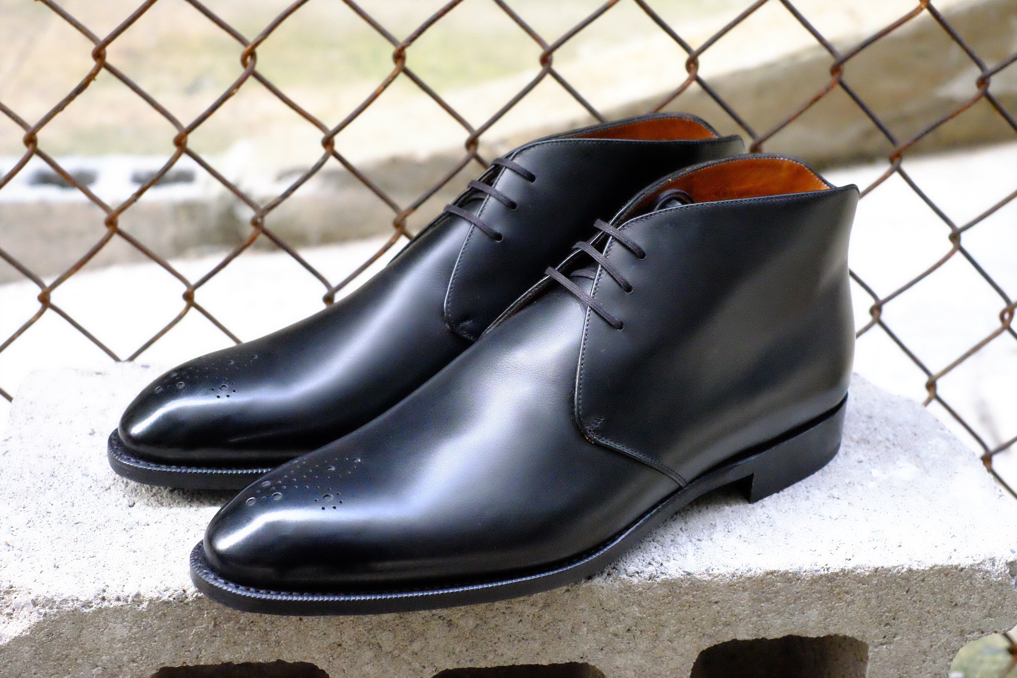 Georgetown - MTO - Black Calf - NGT Last - Single Leather Sole