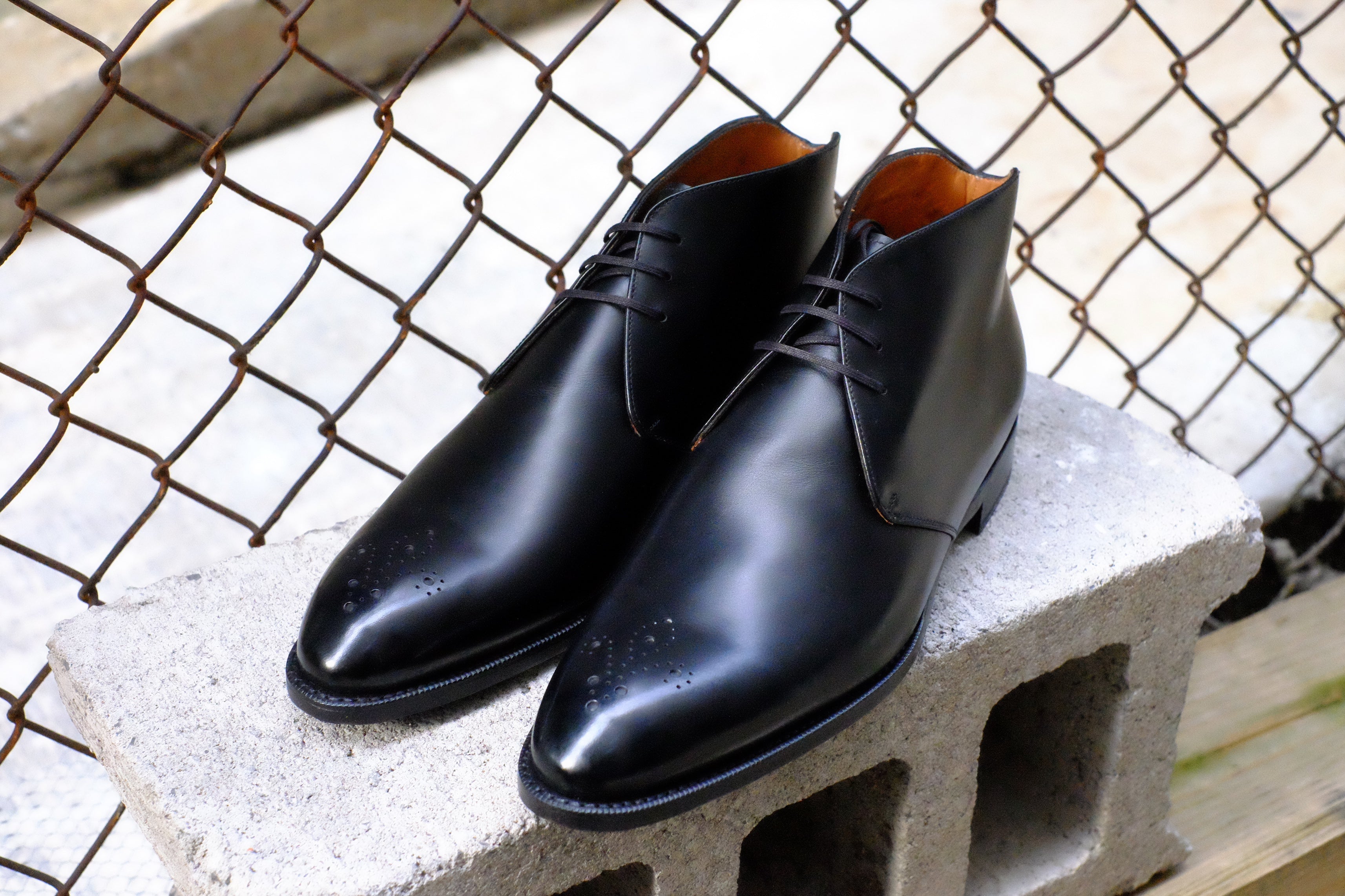 Georgetown - MTO - Black Calf - NGT Last - Single Leather Sole