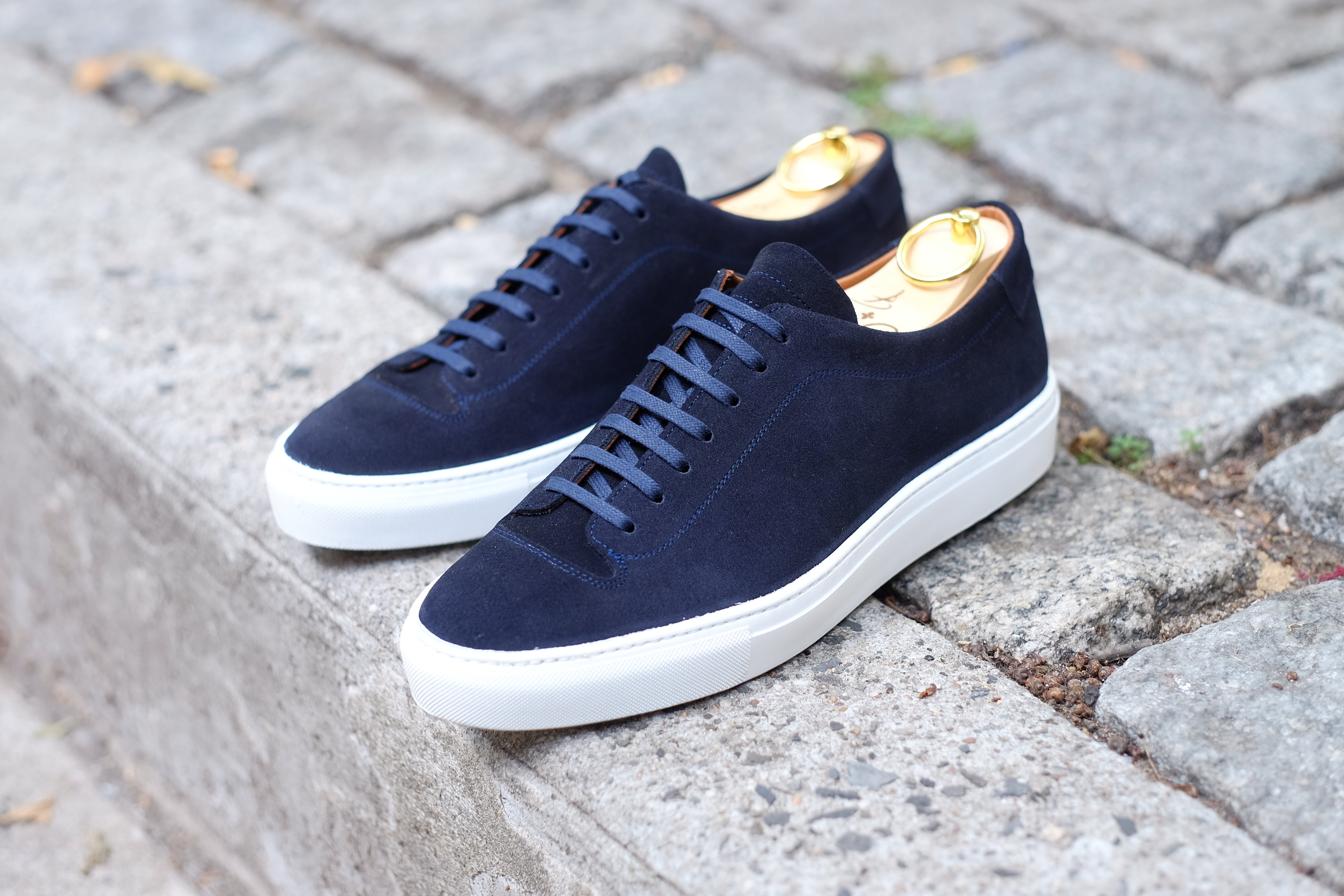 Olympia - Dark Sapphire Suede / White Sole