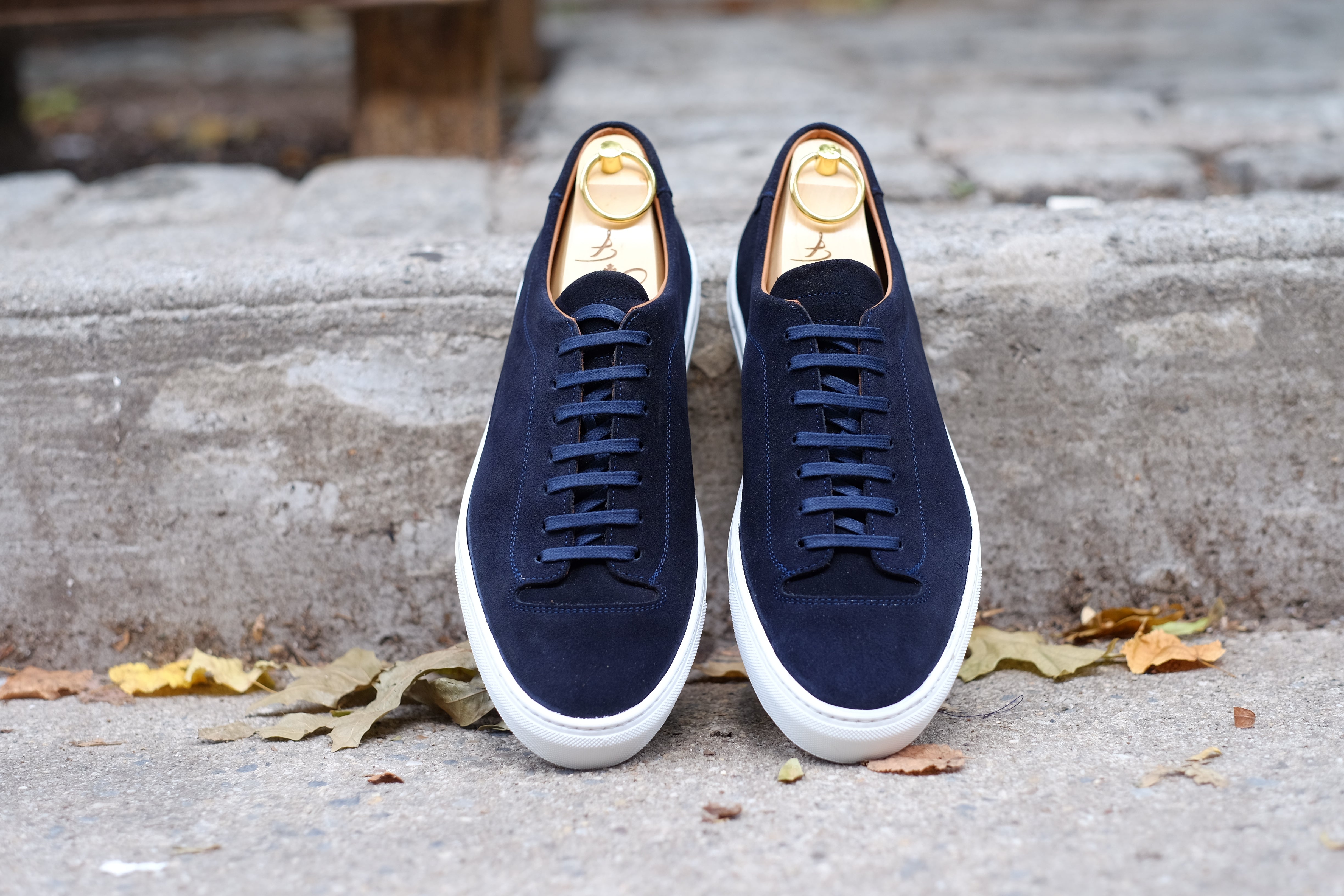 Olympia - Dark Sapphire Suede / White Sole