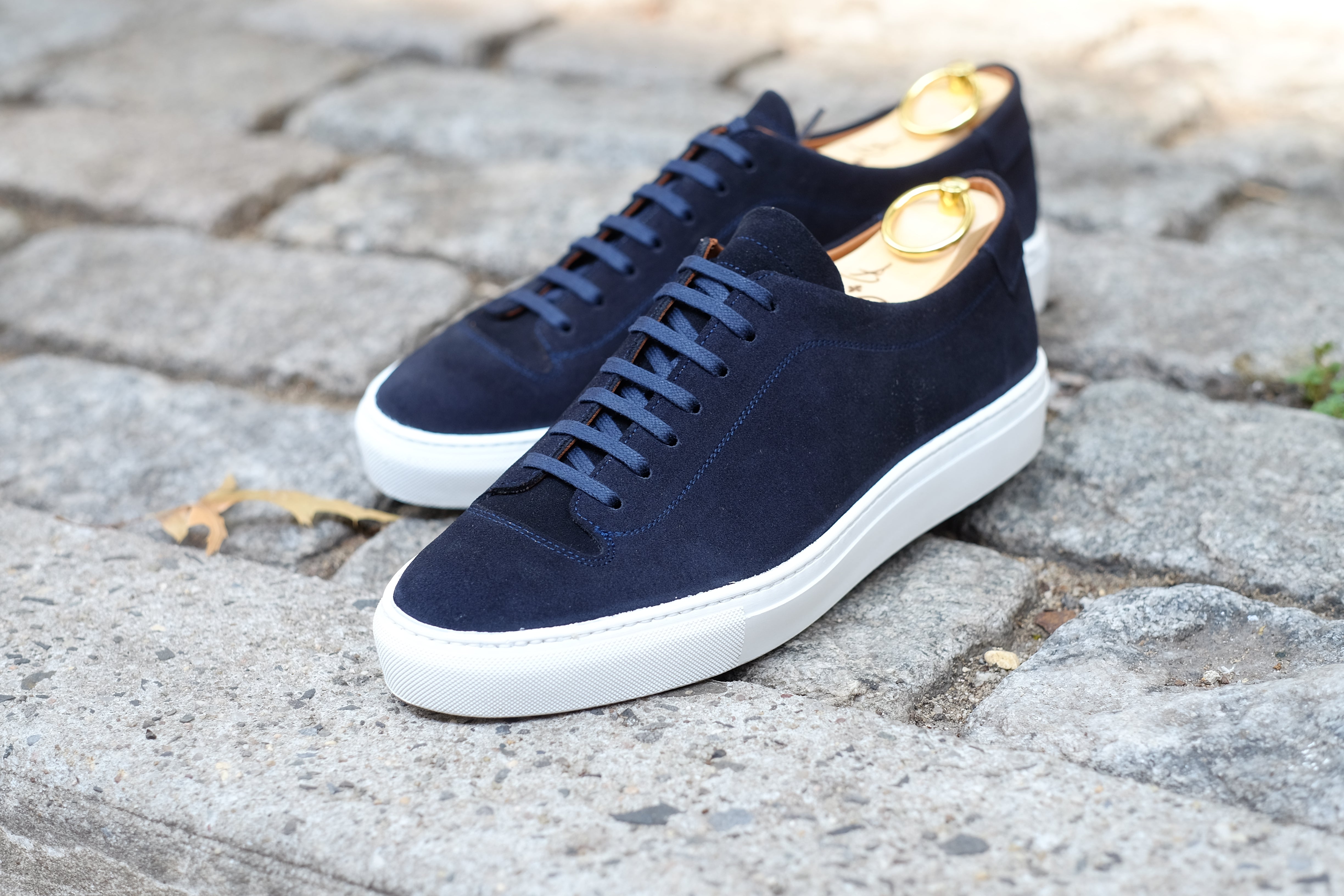 Olympia - Dark Sapphire Suede / White Sole