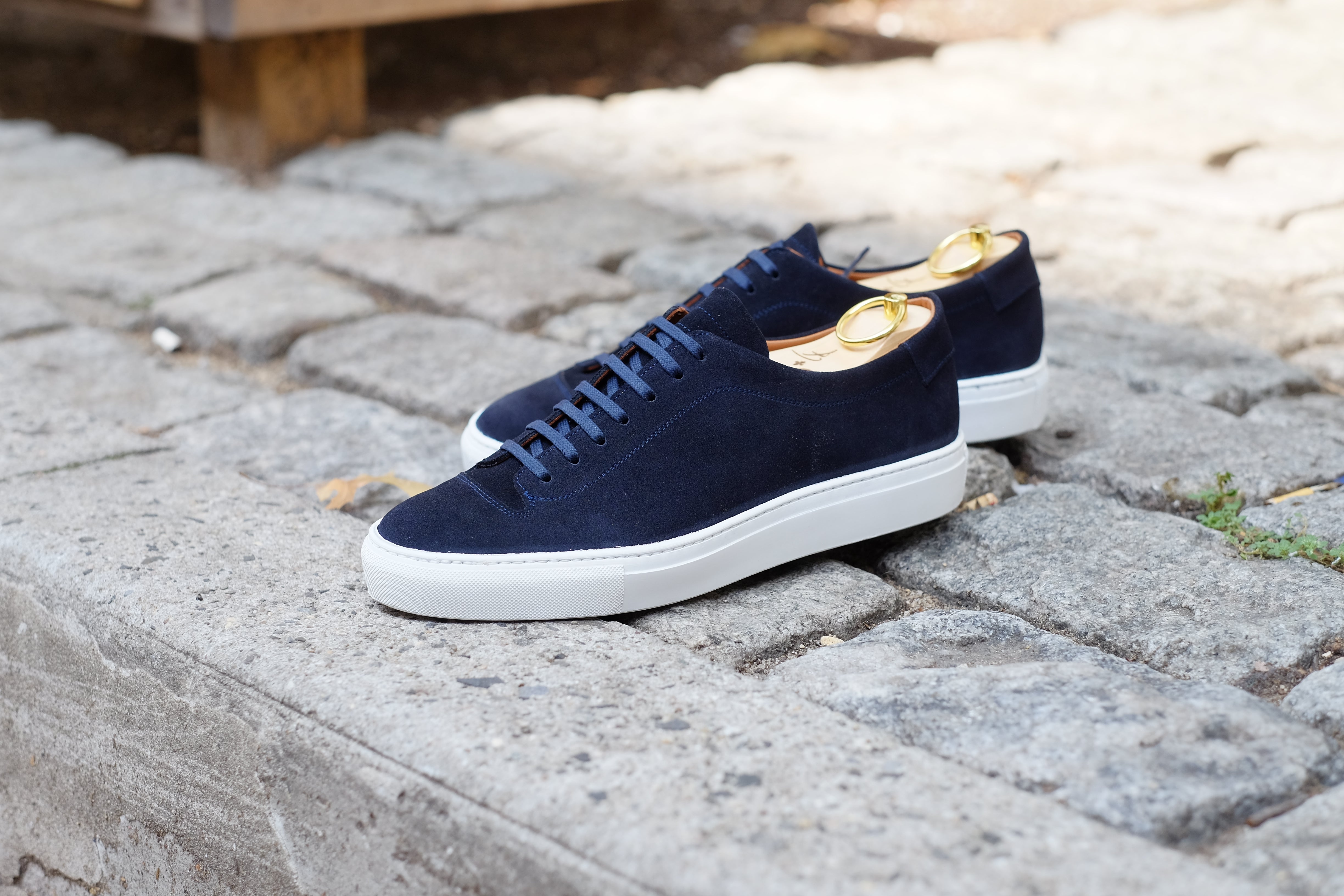 Olympia - Dark Sapphire Suede / White Sole