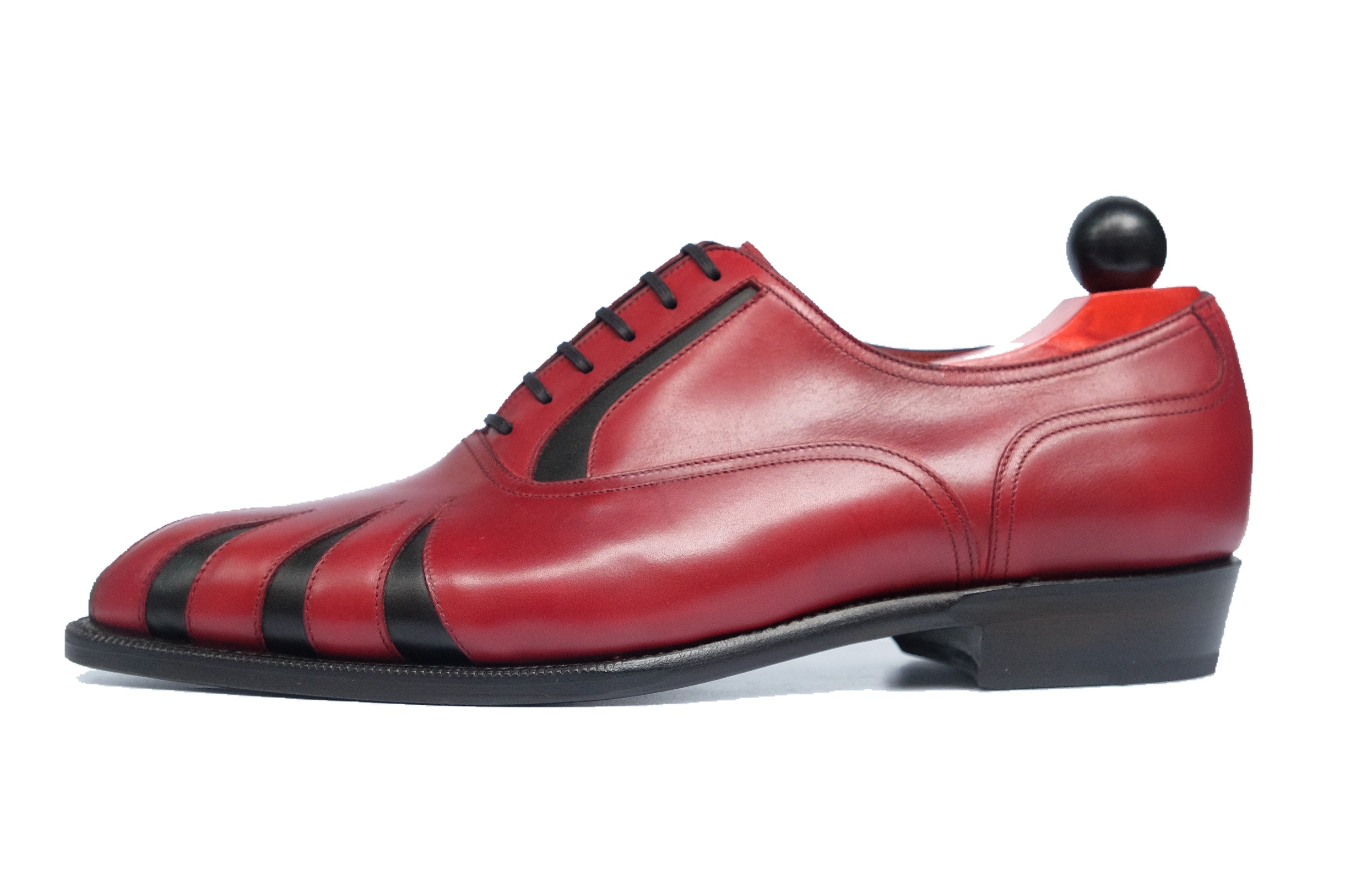 Tiger's Claw - MTO - Burgundy Calf / Black Calf - NGT Last - Single Leather Sole