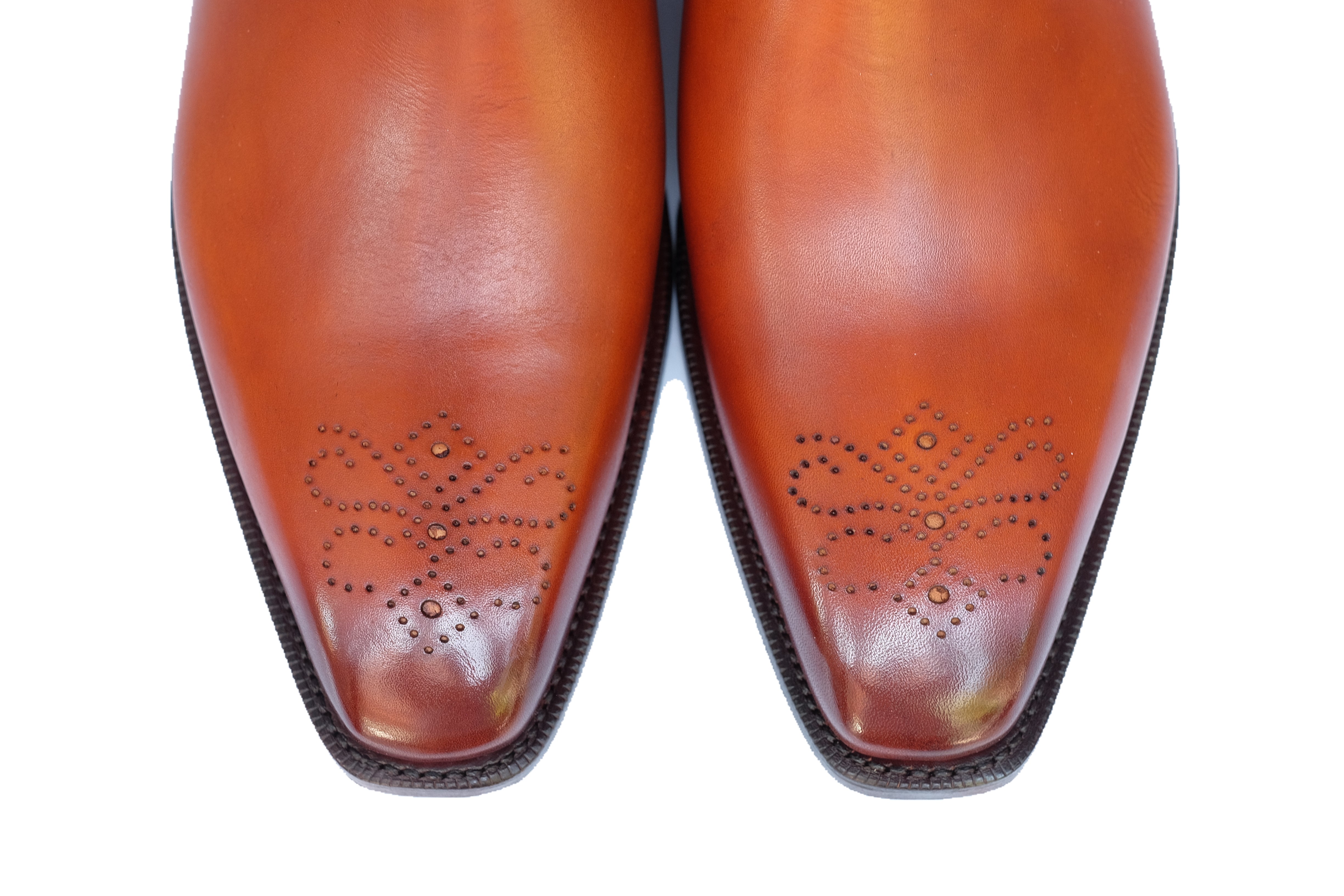 Pasco - MTO - Golden Tan Burnished - MGF Last - Single Leather Sole