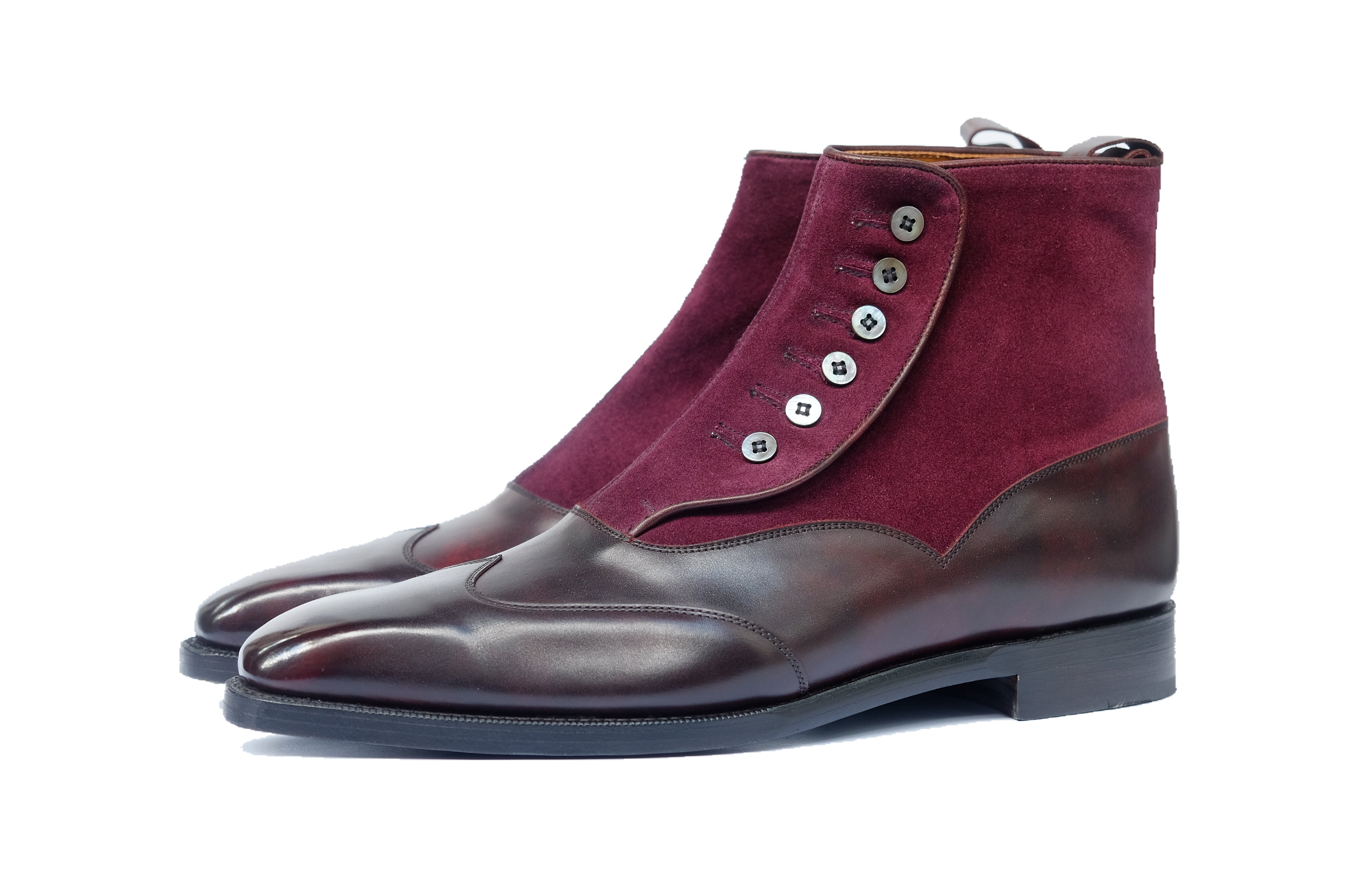 Northbend - MTO - Plum Museum Calf / Regal Purple Suede - MGF Last - Single Leather Sole