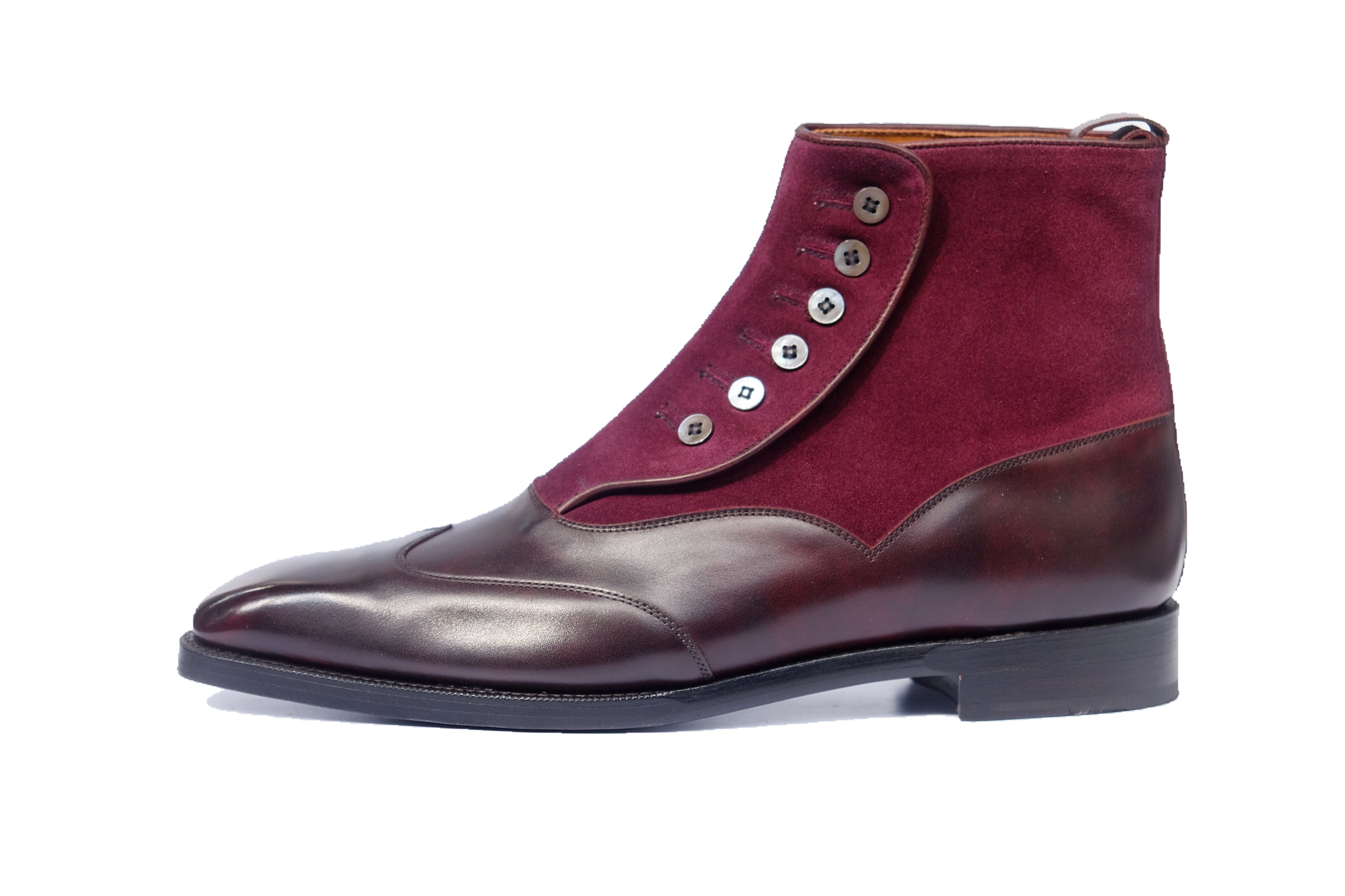 Northbend - MTO - Plum Museum Calf / Regal Purple Suede - MGF Last - Single Leather Sole