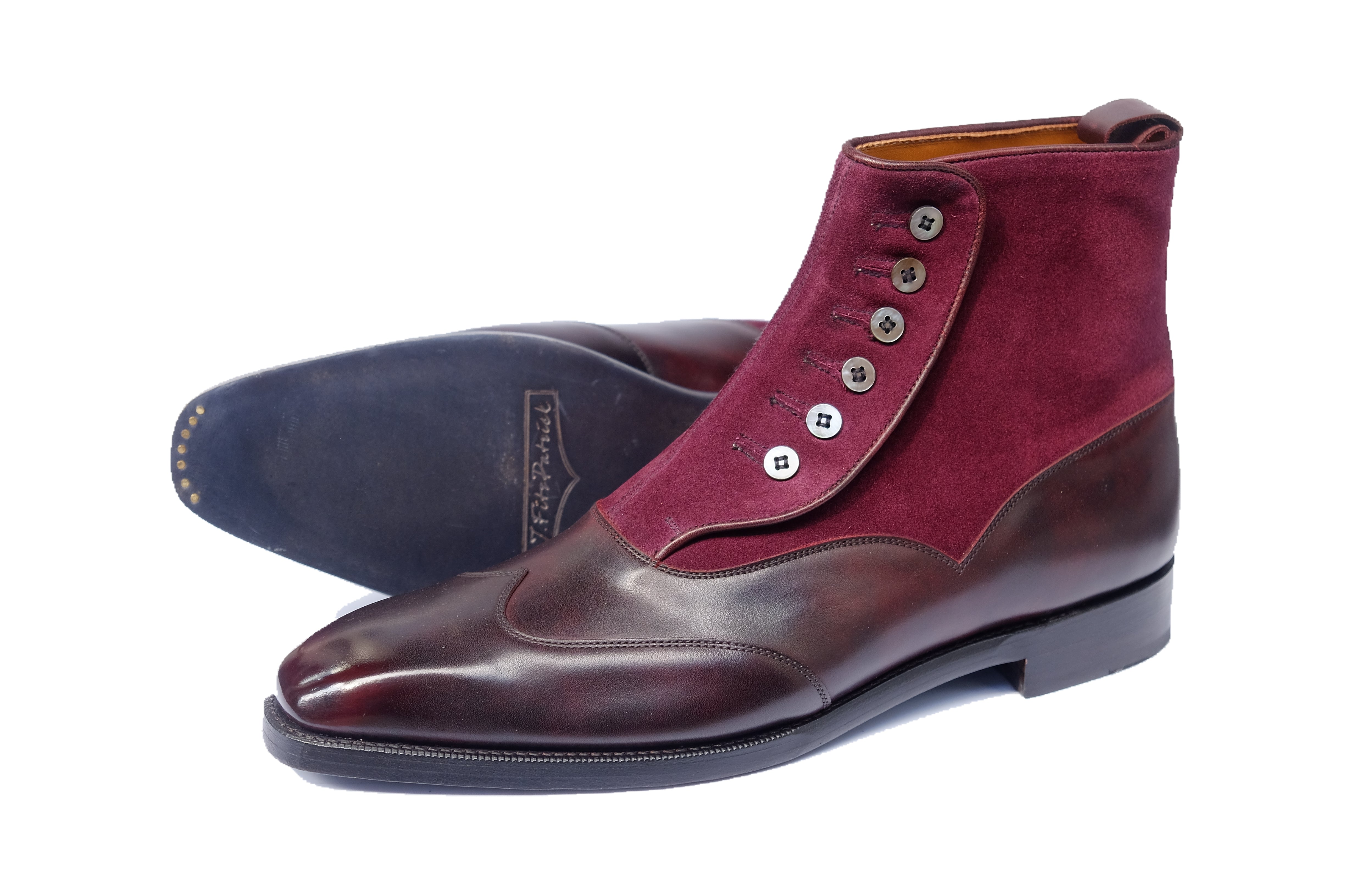 Northbend - MTO - Plum Museum Calf / Regal Purple Suede - MGF Last - Single Leather Sole