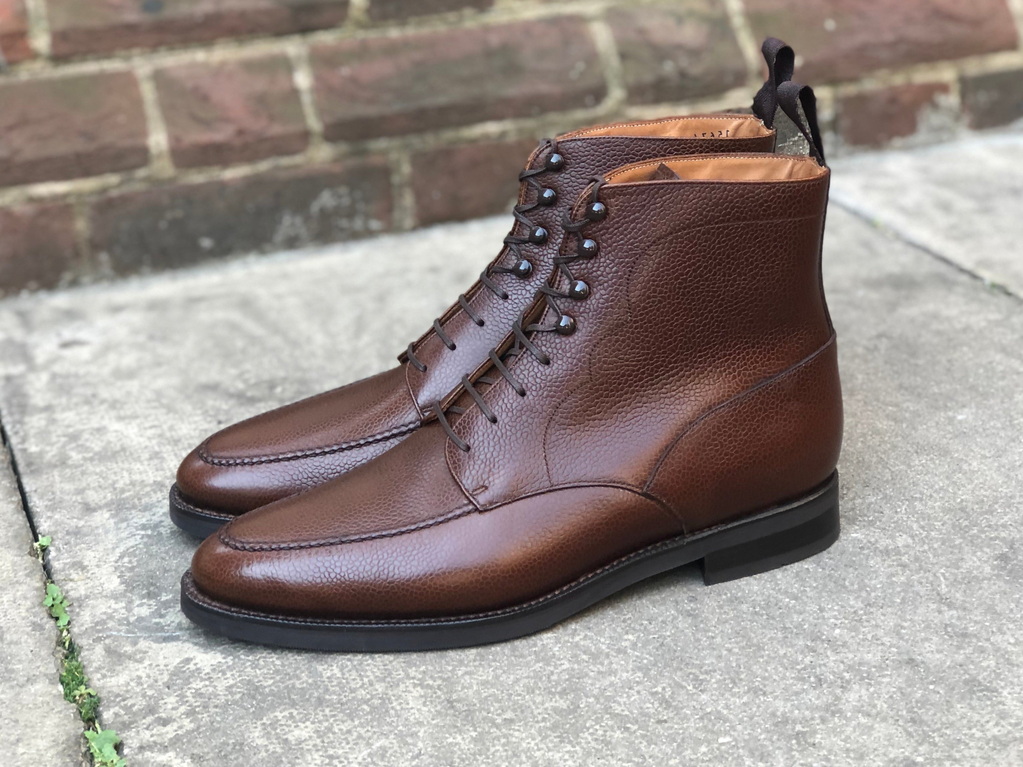 Bremerton - MTO - Brown Country Calf - TMG Last - Double City Rubber Sole