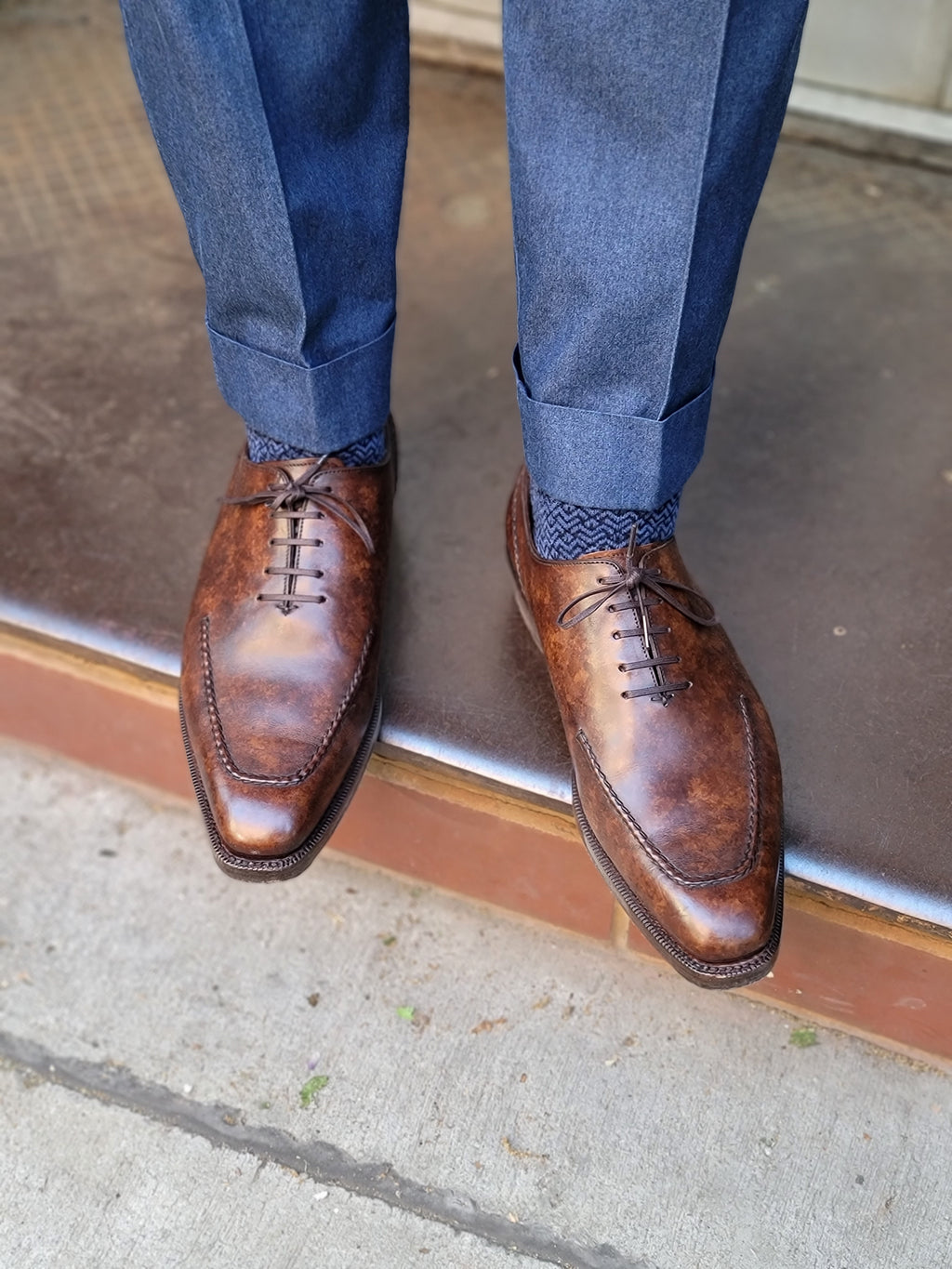 Whittier - Copper Marble Patina – J.FitzPatrick Footwear